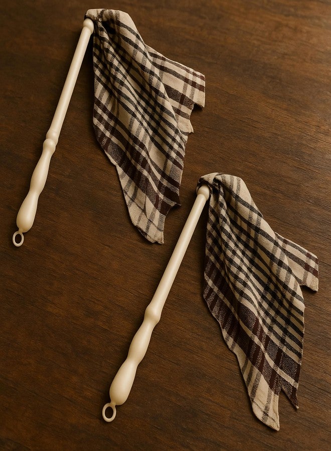Vemlons Jhatakni Handy Duster with Removable Cotton Cloth for Cleaning Home/Jhatakni Cleaning Duster (Combo Set of 2 Duster), Multicolor - Image 1